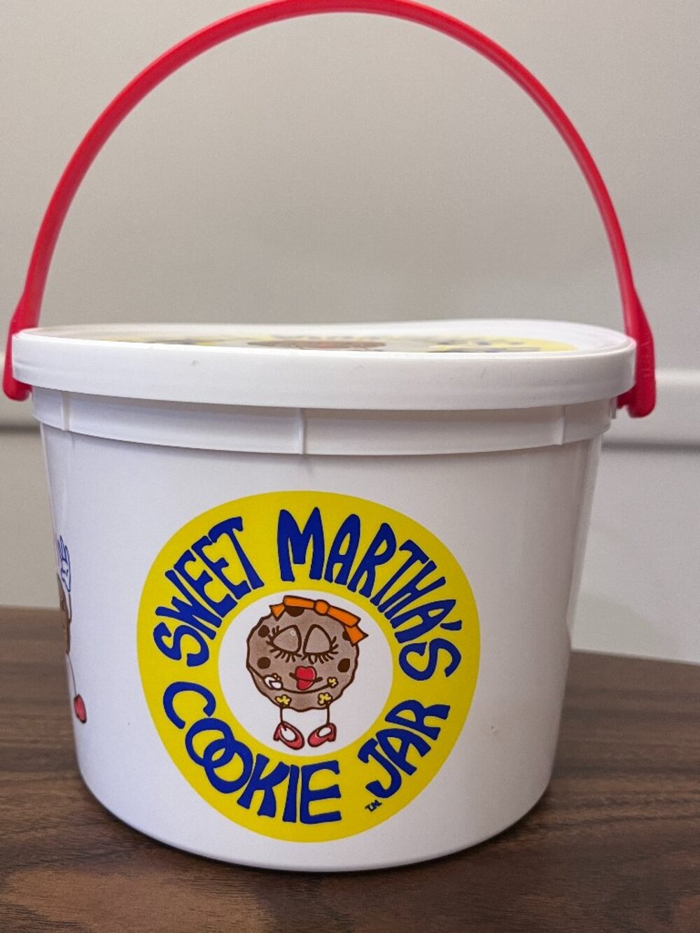Sweet Martha's Cookie Jar Minnesota State Fair Plastic Bucket Pail Souvenir